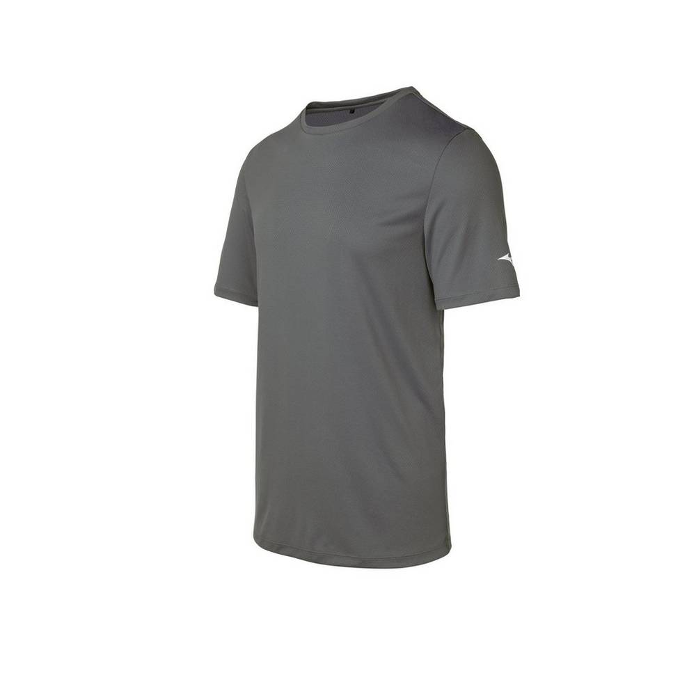 Mens Mizuno T-Shirts Grey Philippines (URXFMD514)